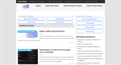 Desktop Screenshot of gmailiniciarsesioncorreo.com